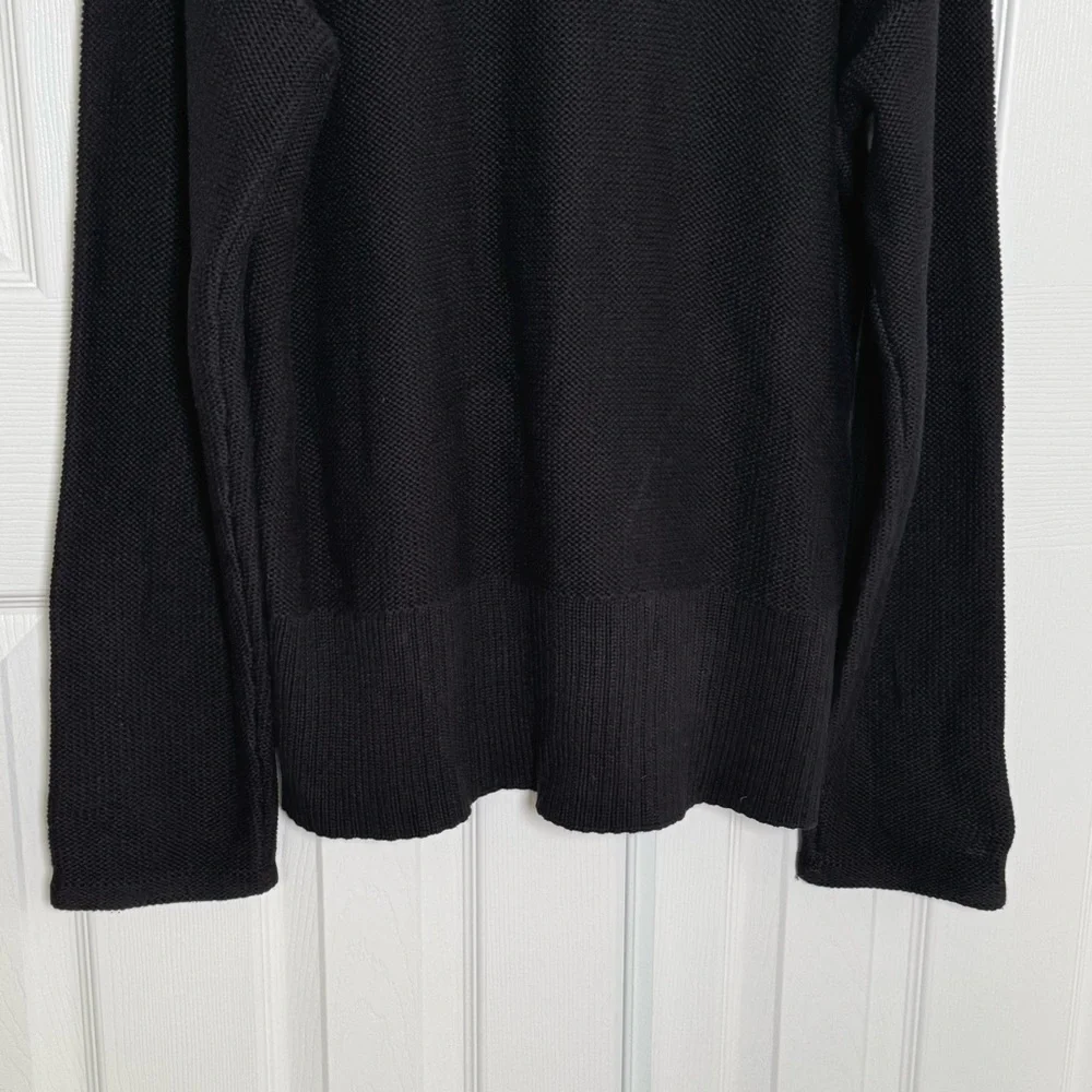 T by Alexander Wang Black Hooded Sweater Size M Oversize